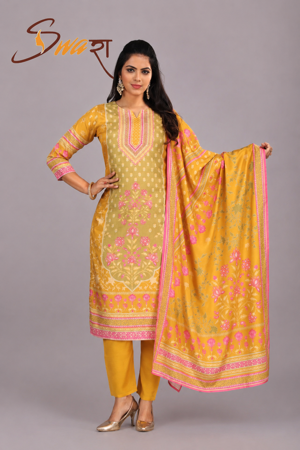 Bhavya Cotton Slub Set